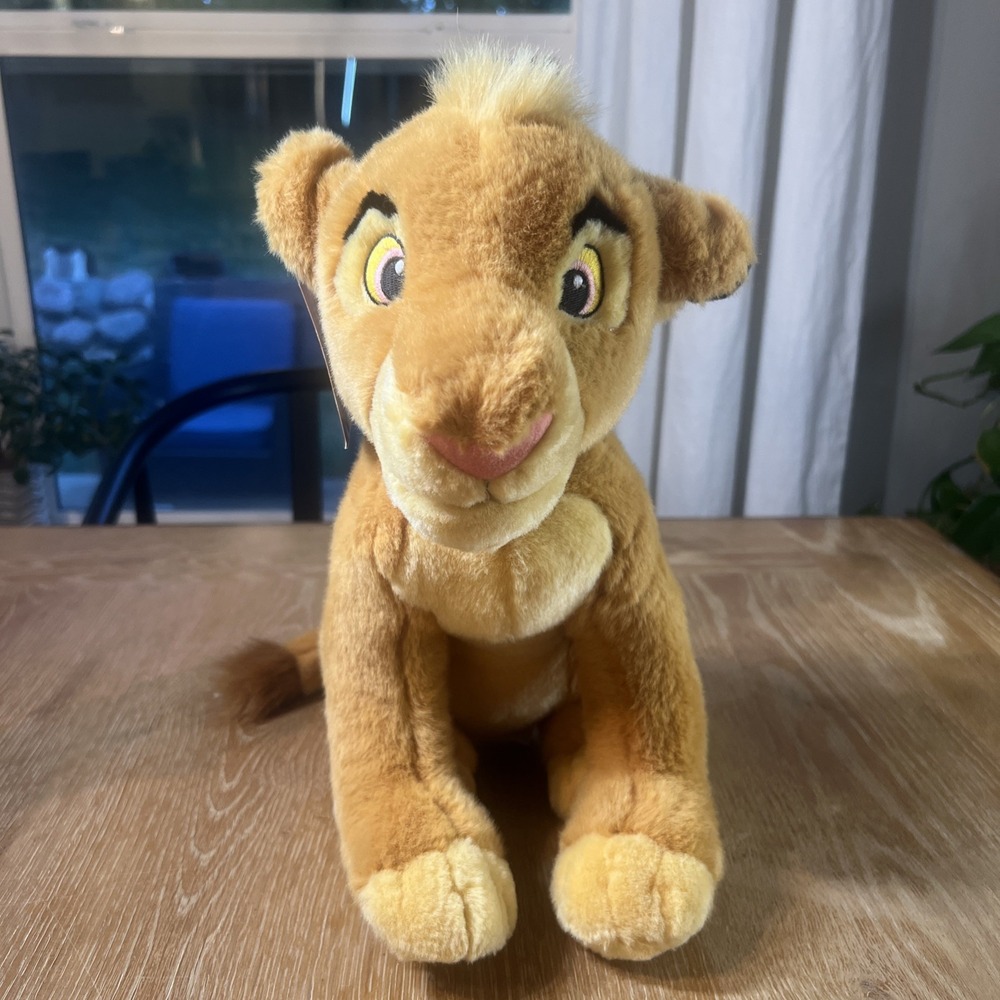 Disney The‎ Lion King Simba 14" Plush Disney Store Exclusive w/ Tag
